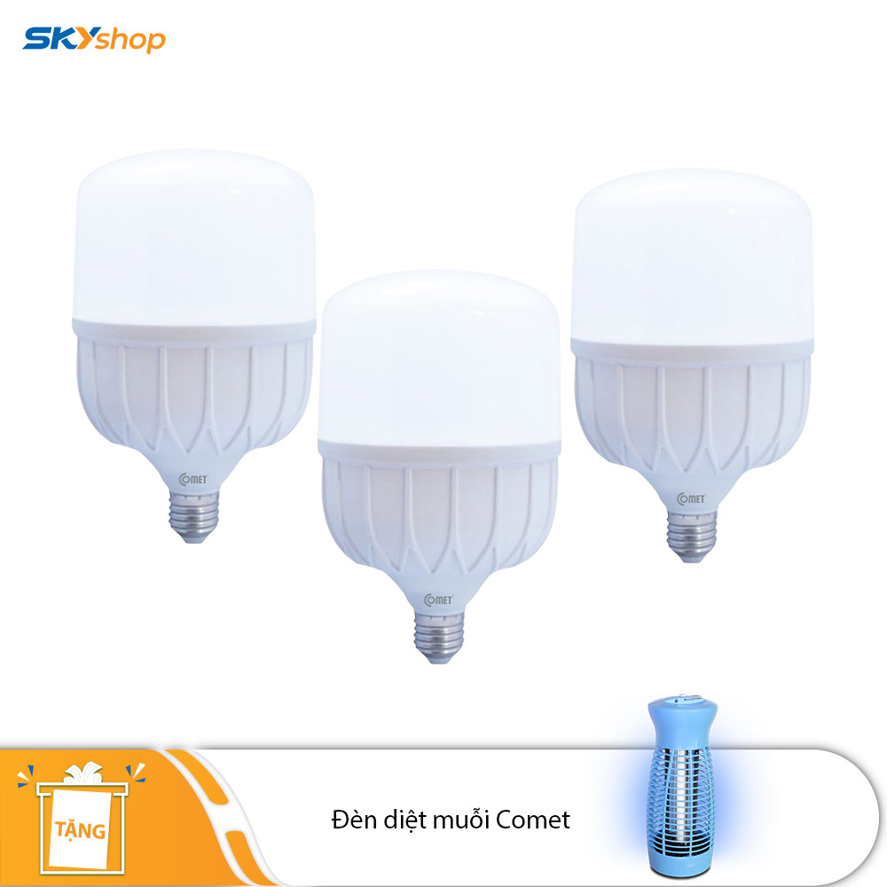 3 bóng đèn led Comet 28W tiết kiệm điện - Tặng đèn đuổi muỗi Comet CM069 3 bóng đèn led Comet 28W tiết kiệm điện - Tặng đèn đuổi muỗi Comet CM069