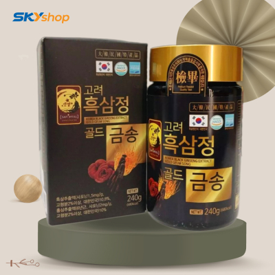 1 hộp Cao Hắc Sâm Linh Chi Đông Trùng Korea Black Ginseng Extract Gold Geum Song 960g (4 lọ x 240g) 1 hộp Cao Hắc Sâm Linh Chi Đông Trùng Korea Black Ginseng Extract Gold Geum Song 960g (4 lọ x 240g)