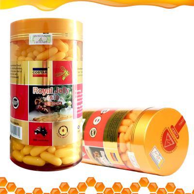 1 Hộp viên sữa ong chúa Costar Royal Jelly 365 viên của Úc 1610mg - Tặng 1 hộp cùng loại 1 Hộp viên sữa ong chúa Costar Royal Jelly 365 viên của Úc 1610mg - Tặng 1 hộp cùng loại