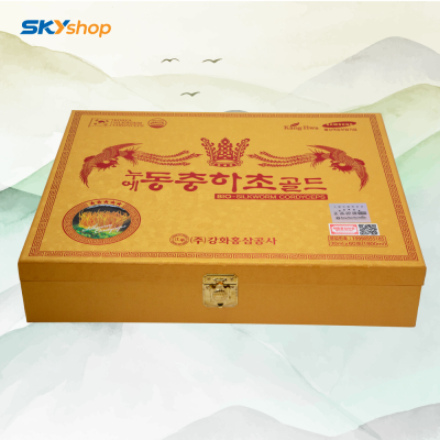 Nước đông trùng hạ thảo Hàn Quốc Kang Hwa Bio-Silkworm Cordyceps cao cấp (hộp 60 gói) Nước đông trùng hạ thảo Hàn Quốc Kang Hwa Bio-Silkworm Cordyceps cao cấp (hộp 60 gói)
