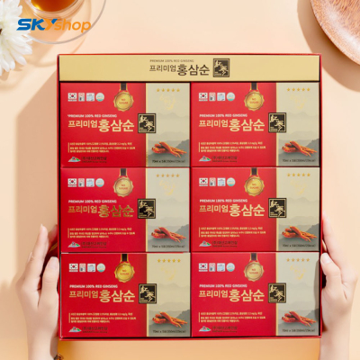 1 Hộp nước hồng sâm không đường Daesan 70ml x 30 Gói 1 Hộp nước hồng sâm không đường Daesan 70ml x 30 Gói