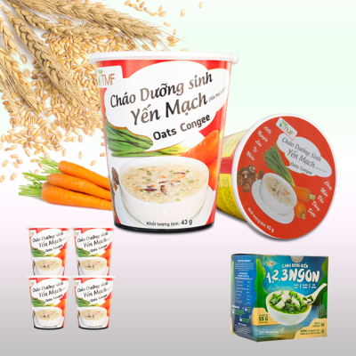 01 thùng Cháo Dưỡng Sinh Yến Mạch Tâm Minh (24 ly) 1 ly 43g - Tặng kèm 01 hộp Canh Dưỡng Sinh Rong Biển (1 hộp có 10 gói, mỗi gói 5,5g) 01 thùng Cháo Dưỡng Sinh Yến Mạch Tâm Minh (24 ly) 1 ly 43g - Tặng kèm 01 hộp Canh Dưỡng Sinh Rong Biển (1 hộp có 10 gói, mỗi gói 5,5g)