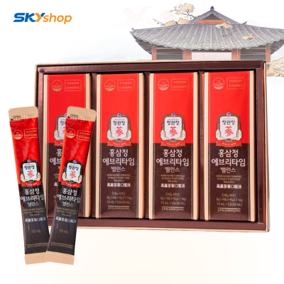 1 Hộp tinh chất hồng sâm cô đặc dạng gói Won KGC Korean Red Ginseng Extract Everytime (30 gói x 10ml) 1 Hộp tinh chất hồng sâm cô đặc dạng gói Won KGC Korean Red Ginseng Extract Everytime (30 gói x 10ml)