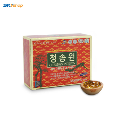 1 hộp tinh dầu thông đỏ Hàn Quốc Cheong Song Won (180 viên/hộp - 6 hộp nhỏ) 1 hộp tinh dầu thông đỏ Hàn Quốc Cheong Song Won (180 viên/hộp - 6 hộp nhỏ)