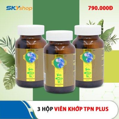 3 hộp viên bổ khớp TPN Plus 90 Viên/hộp - Hàng chính hãng 3 hộp viên bổ khớp TPN Plus 90 Viên/hộp - Hàng chính hãng