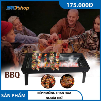 Bếp nướng than hoa BBQ ngoài trời cao cấp Minh Hiếu