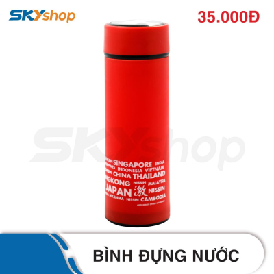 Bình đựng nước uống mang theo - Màu đỏ Bình đựng nước uống mang theo - Màu đỏ