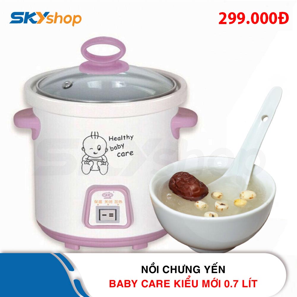 Nồi chưng yến Healthy Baby Care 0.7L GX-07A - Hàng chính hãng Nồi chưng yến Healthy Baby Care 0.7L GX-07A - Hàng chính hãng