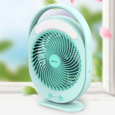 Quạt sạc tích điện có đèn led KM-F0336