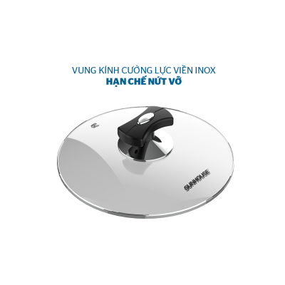 Bộ 2 Nồi 1 Chảo Chống Dính Đáy Từ SUNHOUSE SHG77MB - Tặng nồi inox SUNHOUSE 5 đáy 16cm SHG788-16 Bộ 2 Nồi 1 Chảo Chống Dính Đáy Từ SUNHOUSE SHG77MB - Tặng nồi inox SUNHOUSE 5 đáy 16cm SHG788-16