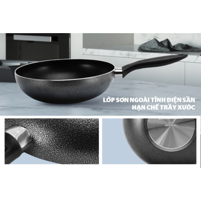 Chảo sâu chống dính dung tích 24cm SUNHOUSE SHS24 - Hàng chính hãng Chảo sâu chống dính dung tích 24cm SUNHOUSE SHS24 - Hàng chính hãng