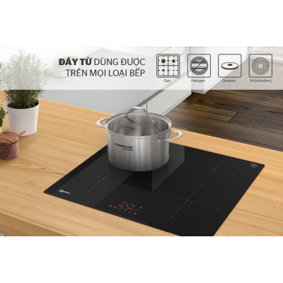 Bộ 3 Nồi Inox 5 Đáy SUNHOUSE MAMA SHG502 Bộ 3 Nồi Inox 5 Đáy SUNHOUSE MAMA SHG502