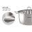 Bộ 3 Nồi Inox 5 Đáy SUNHOUSE SHG788