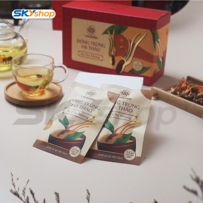 Đông Trùng Hạ Thảo ký chủ nhộng hộp giấy 60 con VNHERBS Đông Trùng Hạ Thảo ký chủ nhộng hộp giấy 60 con VNHERBS