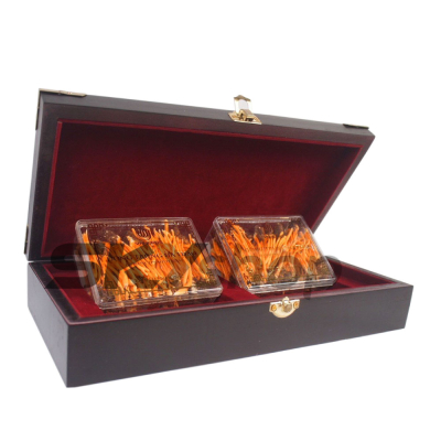 Đông Trùng Hạ Thảo ký chủ nhộng hộp gỗ 80 con VNHERBS Đông Trùng Hạ Thảo ký chủ nhộng hộp gỗ 80 con VNHERBS