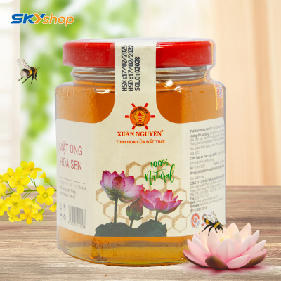 3 lọ mật ong ruồi nguyên chất 504g Xuân Nguyên  - Tặng 1 lọ mật ong hoa sen 225g 3 lọ mật ong ruồi nguyên chất 504g Xuân Nguyên  - Tặng 1 lọ mật ong hoa sen 225g