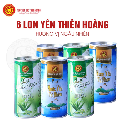 3 hộp Yến sào Thiên Hoàng 12% - Tặng 6 lon nước yến hương vị ngẫu nhiên + 06 gói cháo yến hương vị ngẫu nhiên + 3 lon cá hộp Sea Crown 3 hộp Yến sào Thiên Hoàng 12% - Tặng 6 lon nước yến hương vị ngẫu nhiên + 06 gói cháo yến hương vị ngẫu nhiên + 3 lon cá hộp Sea Crown