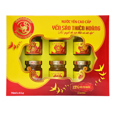 7 hộp yến sào Thiên Hoàng 12% - Tặng 6 lon yến sào Thiên Hoàng vị ngẫu nhiên 7 hộp yến sào Thiên Hoàng 12% - Tặng 6 lon yến sào Thiên Hoàng vị ngẫu nhiên
